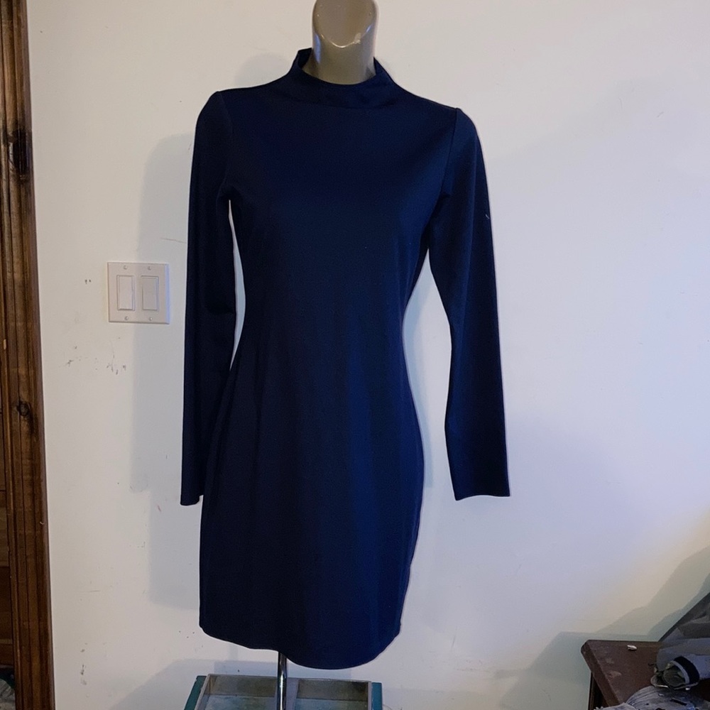 Reformation dress bodycon mock turtleneck